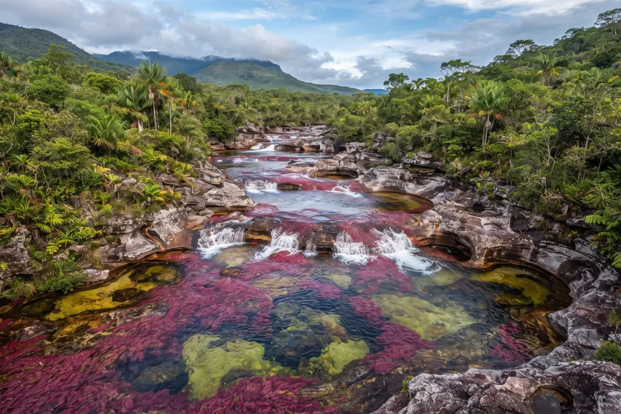 Caño Cristales rainbow river