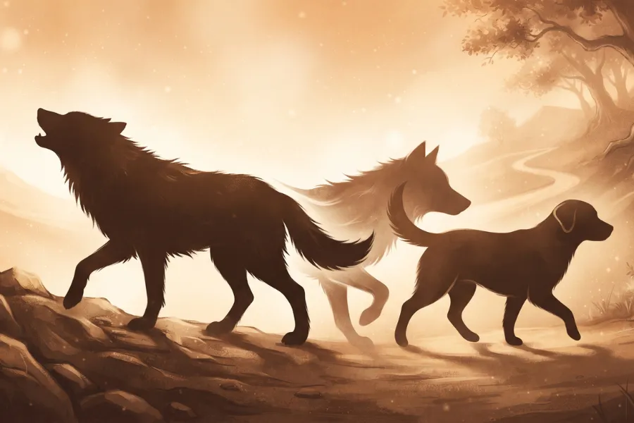 ancient dog wolf history