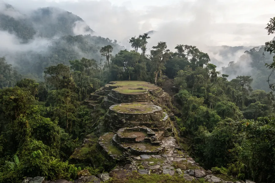 Ciudad Perdida stone terraces
