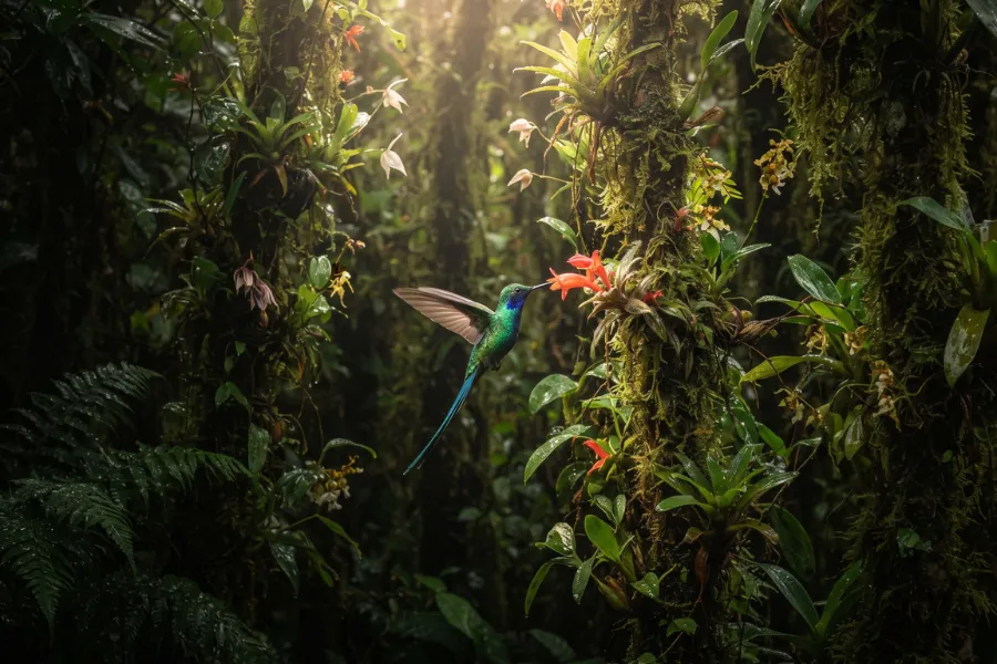 Colombian cloud forest biodiversity