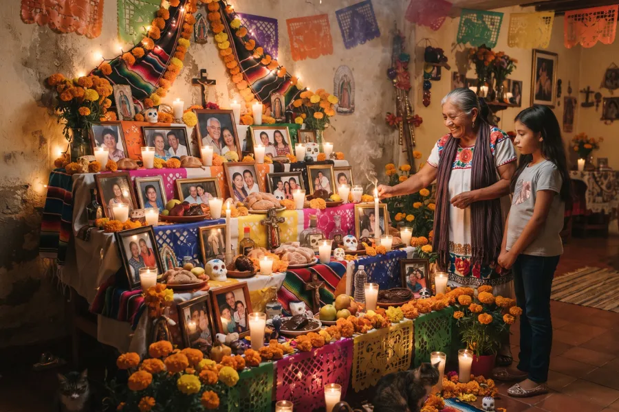 Día de los Muertos altar