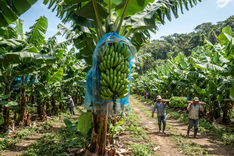 Ecuador banana plantation