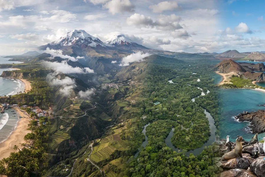 Ecuador biodiversity landscape