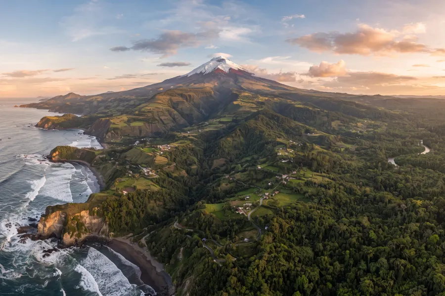 Ecuador four regions landscape