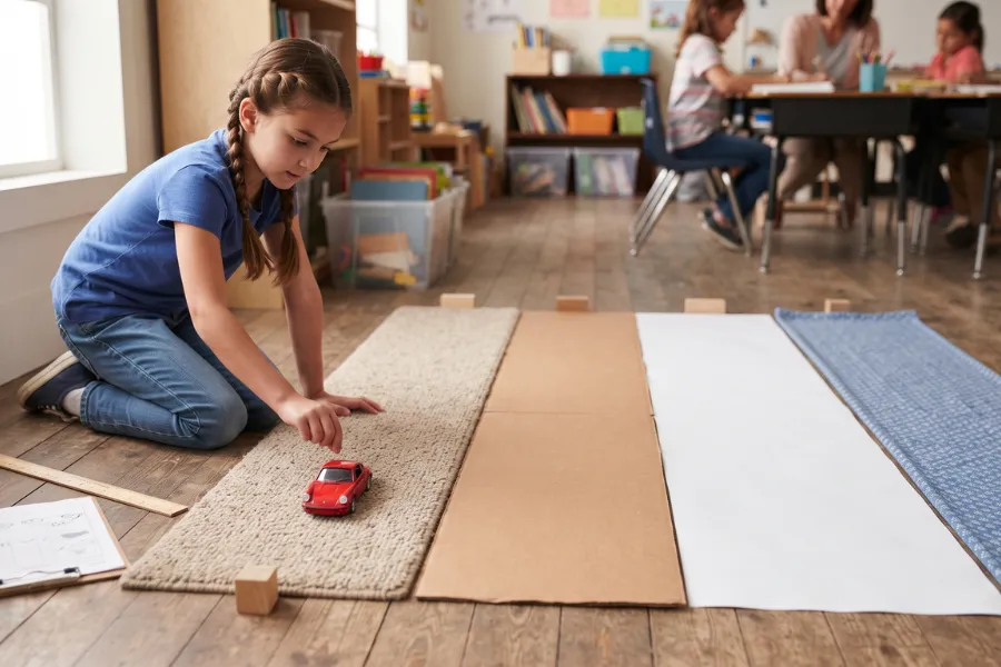 Friction surface experiment