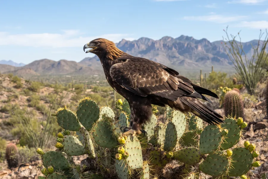 Golden eagle in Mexico