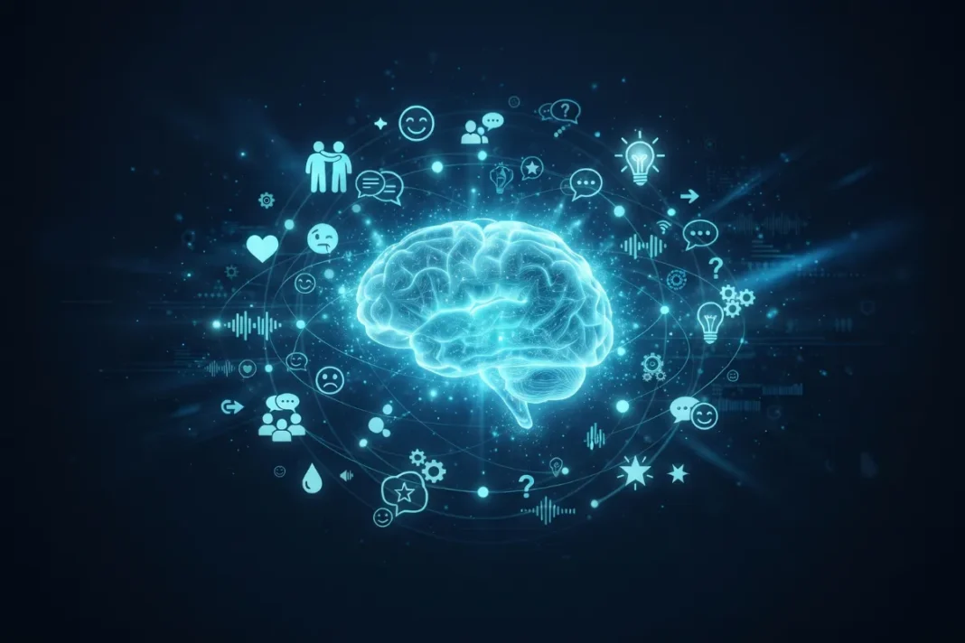 Human mind psychology concept