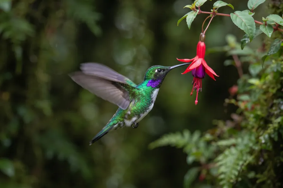 Hummingbird Ecuador cloud forest