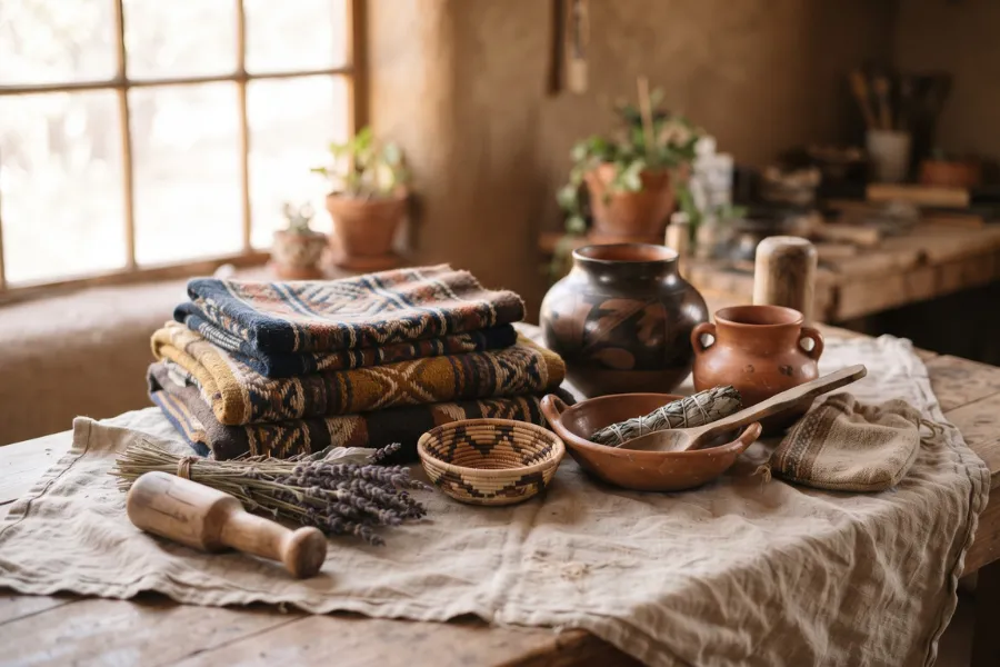 Indigenous Colombian textiles pottery