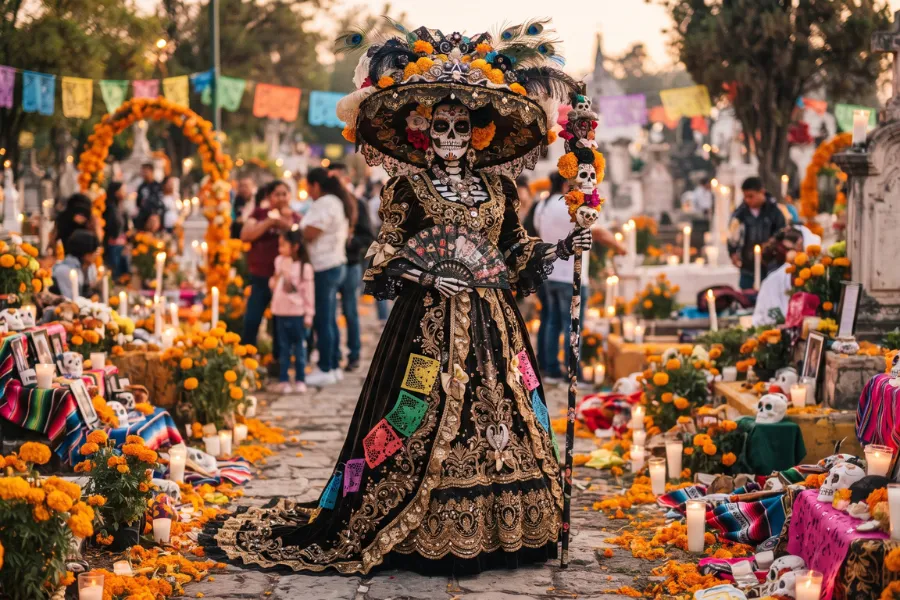 La Catrina Mexican art