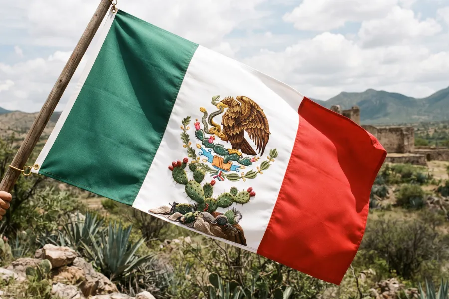 Mexican flag eagle