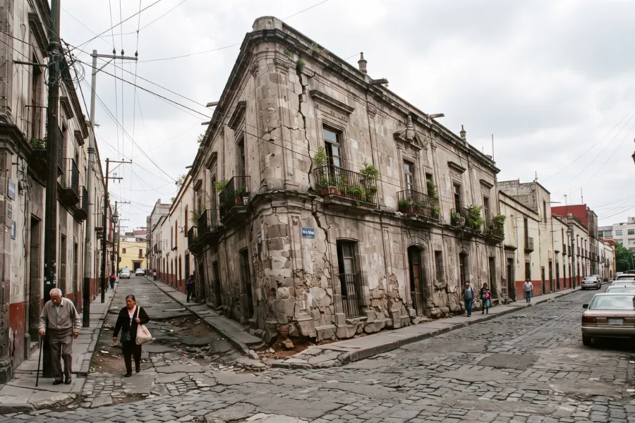 Mexico City sinking
