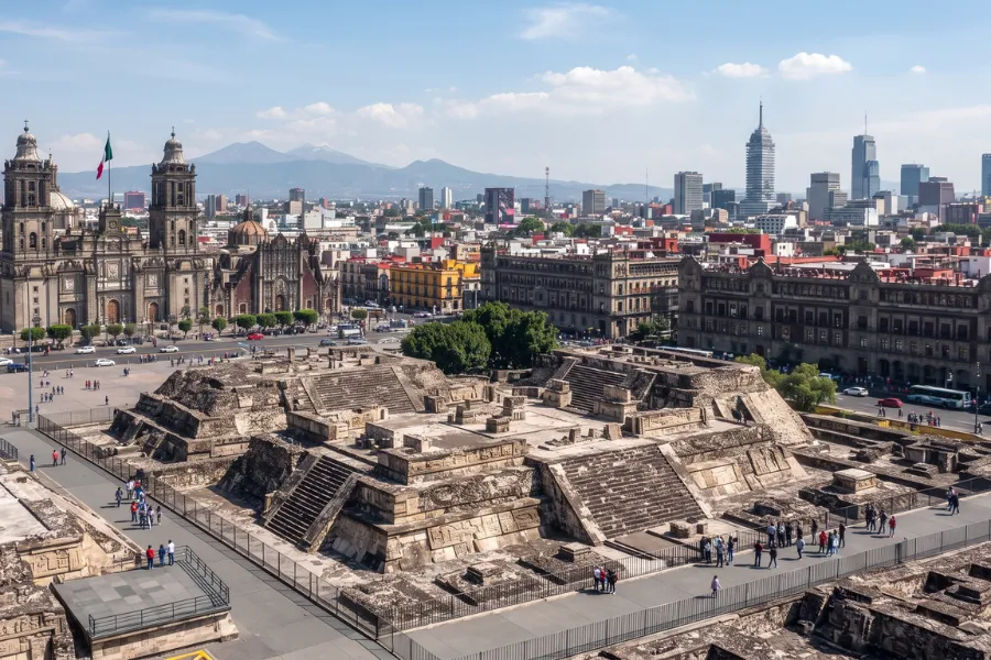 Mexico City and Tenochtitlan