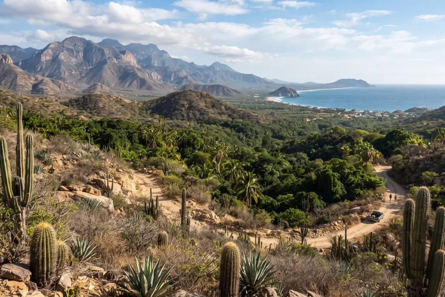 Mexico diverse landscapes