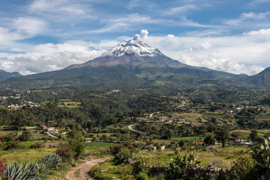 Mexican volcano landscape