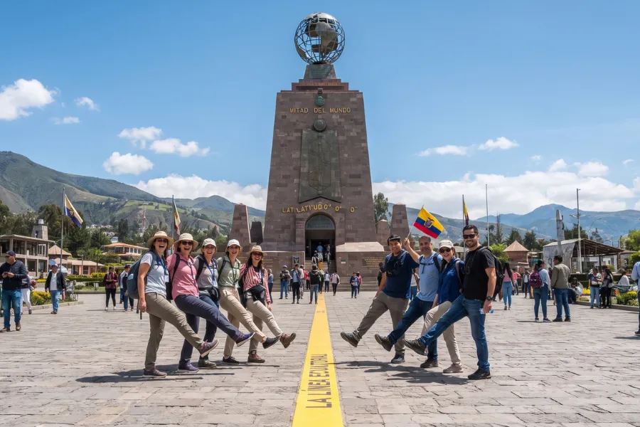 Equator monument Ecuador
