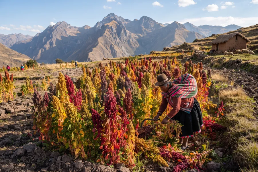 Quinoa Peru Andes