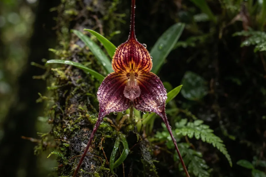 Rare orchid Ecuador
