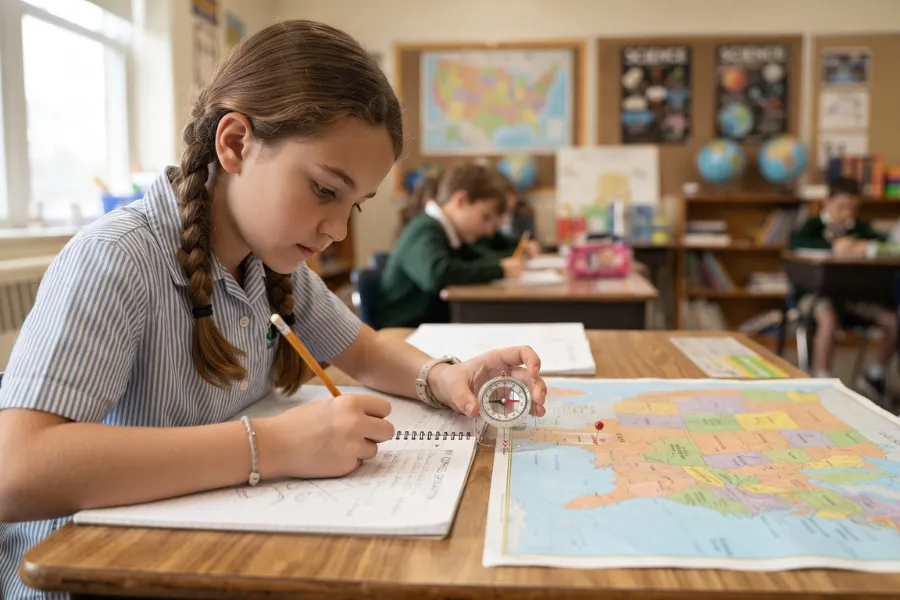 Compass science activity