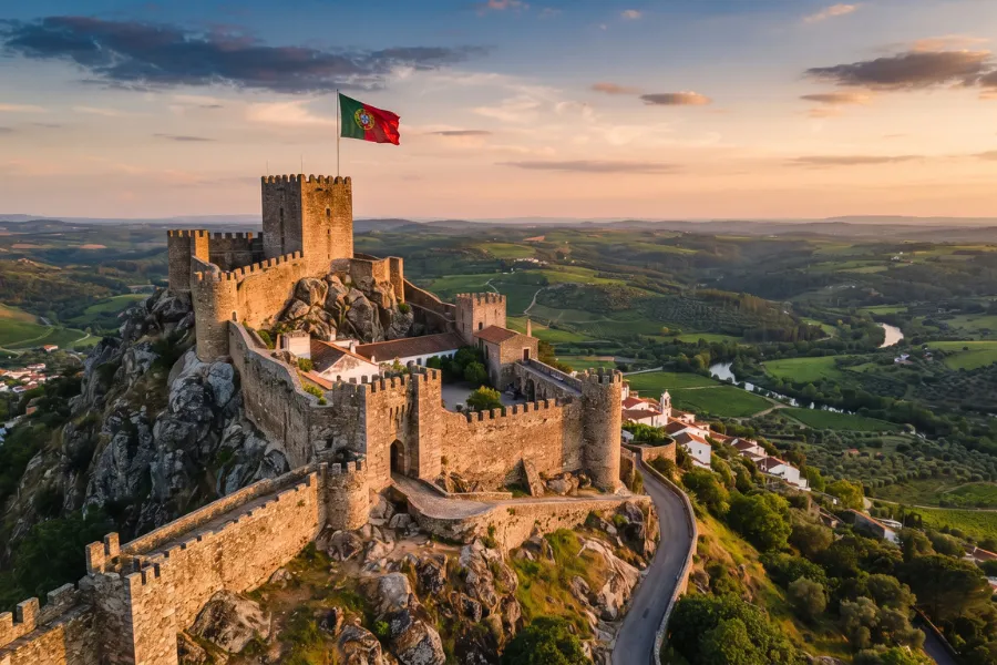 Historic Portuguese hilltop castle