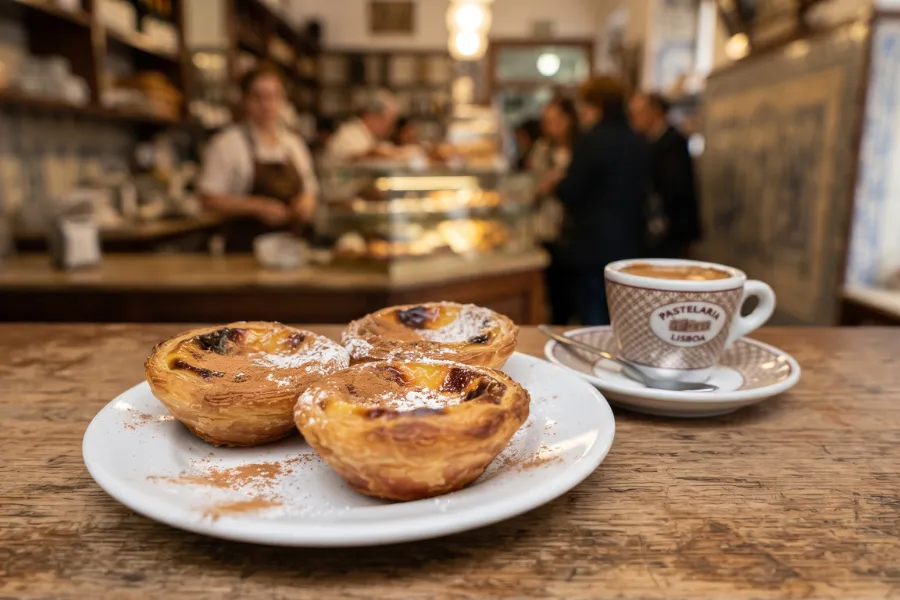 Fresh Portuguese custard tarts